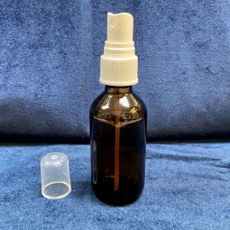 2 oz Amber Spray Glass Bottle